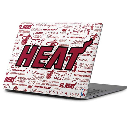 NBA Miami Heat Historic Blast Apple MacBook Pro 13-inch Skin