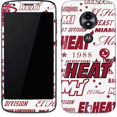 NBA Miami Heat Historic Blast Moto E5 Play Skin