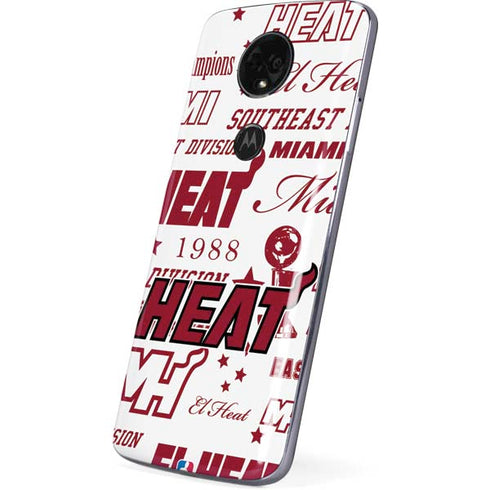 NBA Miami Heat Historic Blast Moto E5 Plus Skin