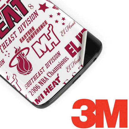 NBA Miami Heat Historic Blast Moto G6 Skin