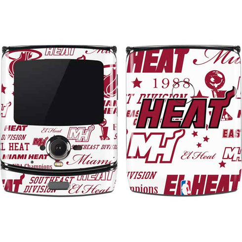 NBA Miami Heat Historic Blast Motorola RAZR Skin