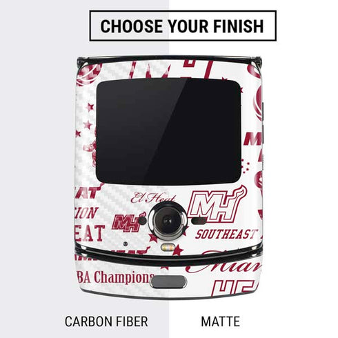 NBA Miami Heat Historic Blast Motorola RAZR Skin