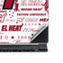 NBA Miami Heat Historic Blast MSI GS65 Stealth Laptop Skin