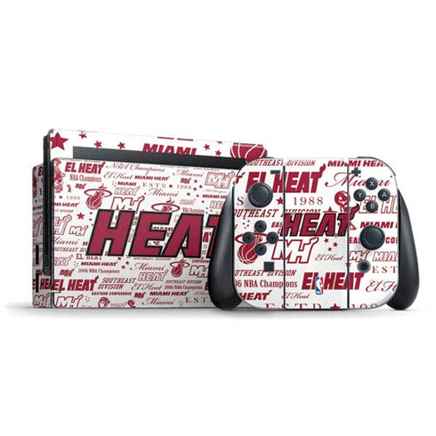 NBA Miami Heat Historic Blast Nintendo Switch Bundle Skin