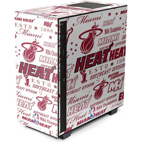 NBA Miami Heat Historic Blast NZXT H510 Compact ATX Mid-Tower Case Skin