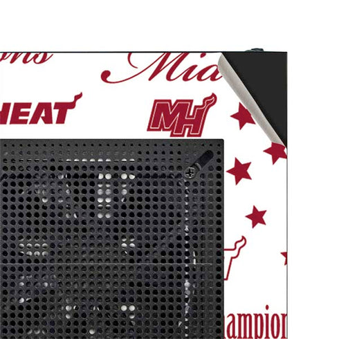 NBA Miami Heat Historic Blast NZXT H510 Compact ATX Mid-Tower Case Skin