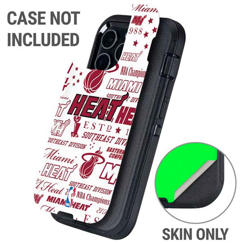 NBA Miami Heat Historic Blast Otterbox Defender iPhone Skin