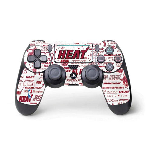 NBA Miami Heat Historic Blast PS4 Pro/Slim Controller Skin