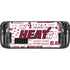 NBA Miami Heat Historic Blast Steam Deck Handheld Gaming Computer Skin