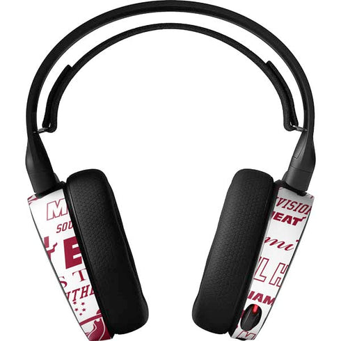 NBA Miami Heat Historic Blast SteelSeries Arctis 5 Skin