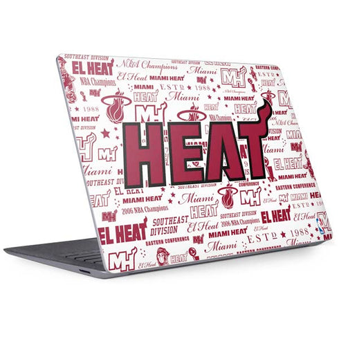 NBA Miami Heat Historic Blast Surface Laptop 3 13.5in Skin
