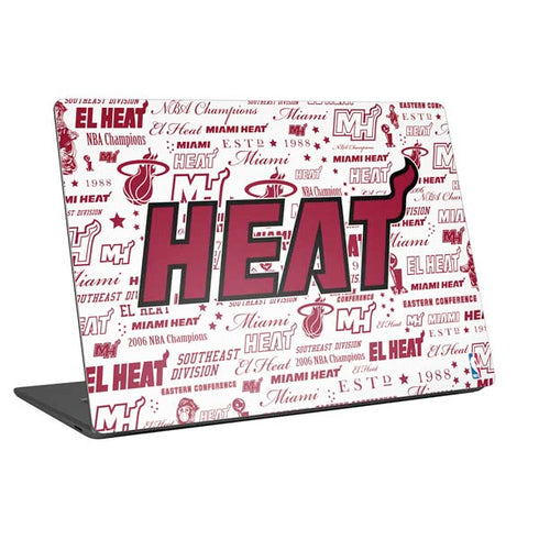 NBA Miami Heat Historic Blast Universal Laptop 16in (13 x 9.4in) Skin