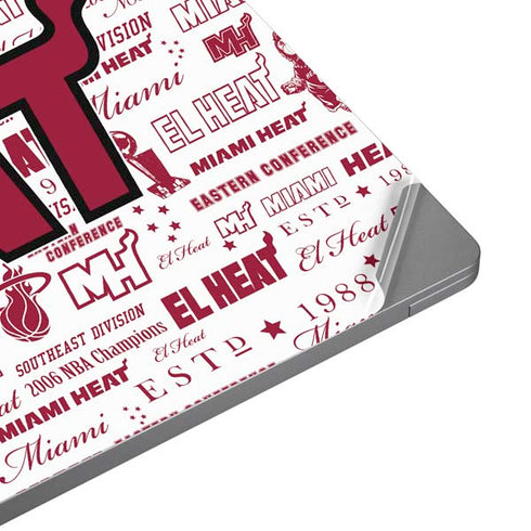 NBA Miami Heat Historic Blast Universal Laptop 16in (13 x 9.4in) Skin