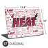 NBA Miami Heat Historic Blast Universal Laptop 17in (13.8 x 10in) Skin