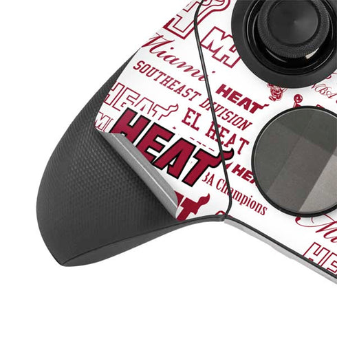 NBA Miami Heat Historic Blast Xbox Elite Wireless Controller Series 2 Skin