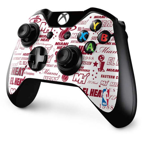NBA Miami Heat Historic Blast Xbox One Controller Skin