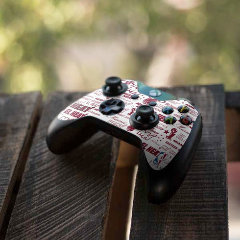 NBA Miami Heat Historic Blast Xbox One Controller Skin