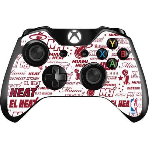 NBA Miami Heat Historic Blast Xbox One Controller Skin