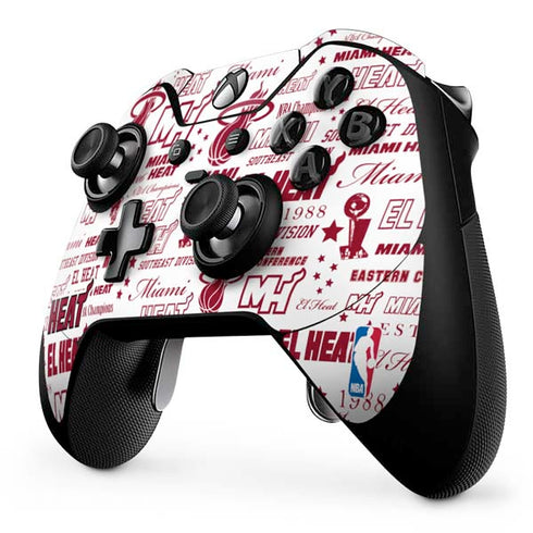 NBA Miami Heat Historic Blast Xbox One Elite Controller Skin