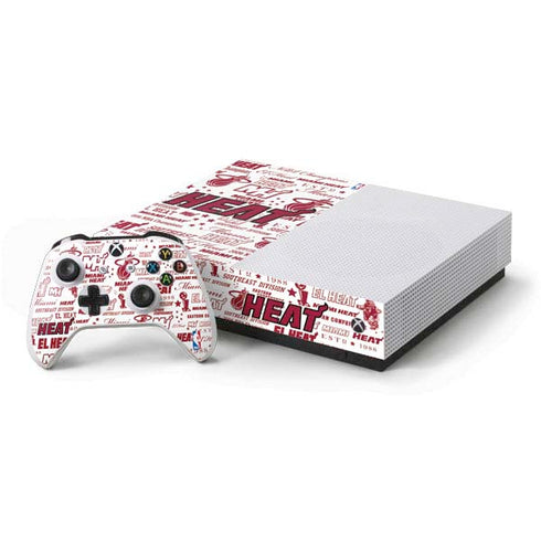 NBA Miami Heat Historic Blast Xbox One S All-Digital Edition Bundle Skin