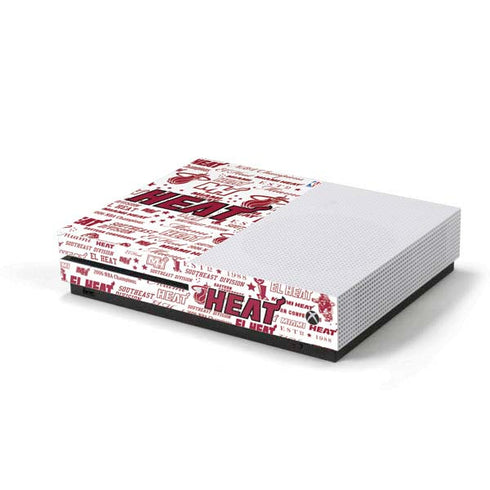 NBA Miami Heat Historic Blast Xbox One S Console Skin