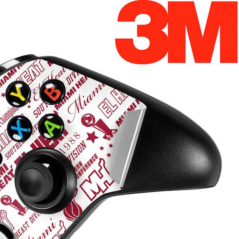 NBA Miami Heat Historic Blast Xbox One S Controller Skin