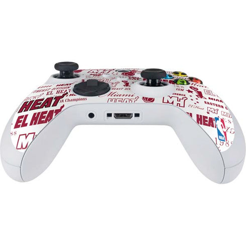 NBA Miami Heat Historic Blast Xbox Series S Controller Skin