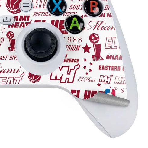 NBA Miami Heat Historic Blast Xbox Series S Controller Skin
