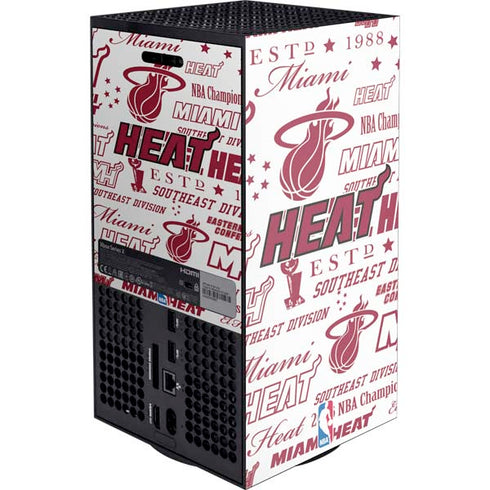 NBA Miami Heat Historic Blast Xbox Series X Console Skin