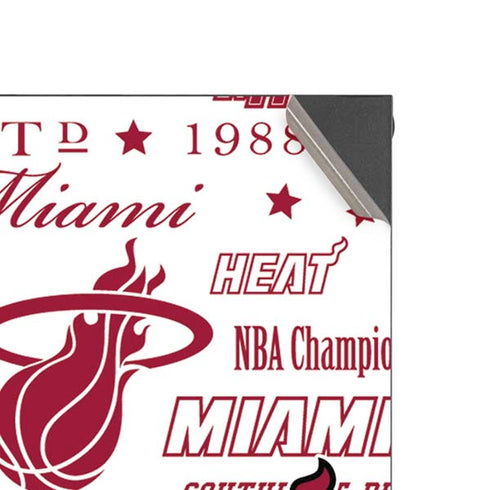 NBA Miami Heat Historic Blast Xbox Series X Console Skin