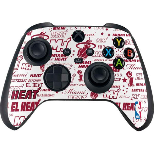 NBA Miami Heat Historic Blast Xbox Series X Controller Skin