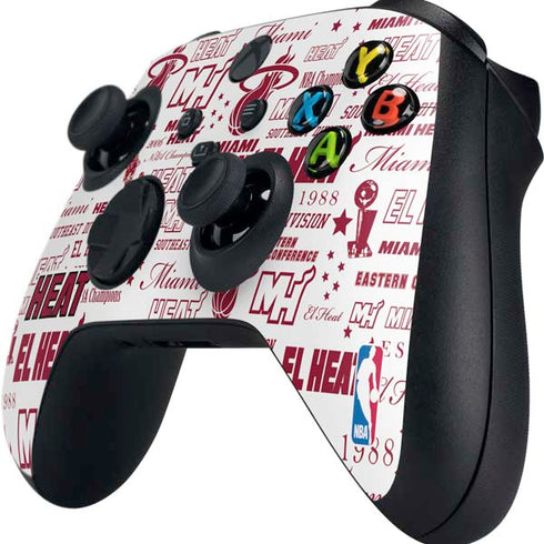 NBA Miami Heat Historic Blast Xbox Series X Controller Skin