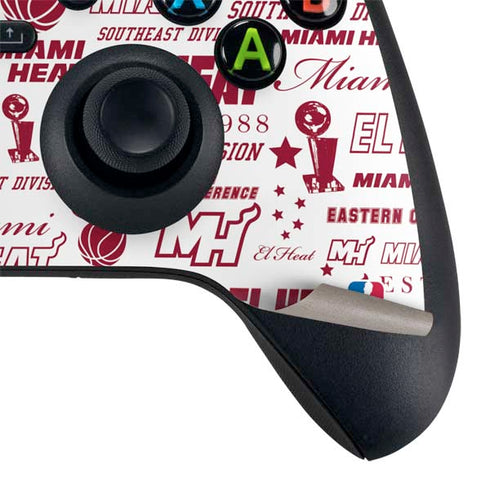 NBA Miami Heat Historic Blast Xbox Series X Controller Skin