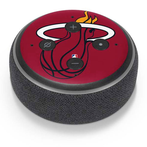 NBA Miami Heat Large Logo Amazon Echo Dot Skin