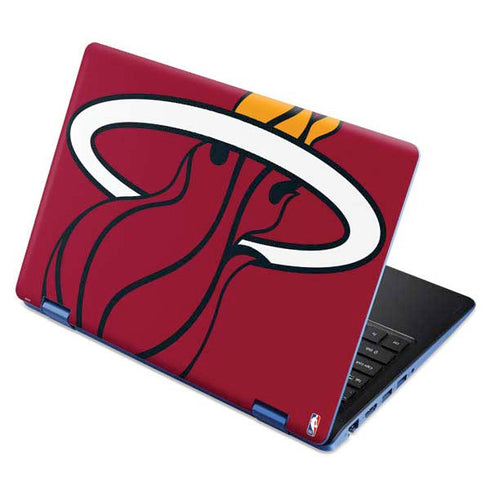 NBA Miami Heat Large Logo Aspire R11 11.6in Skin
