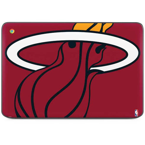 NBA Miami Heat Large Logo HP Chromebook Skin