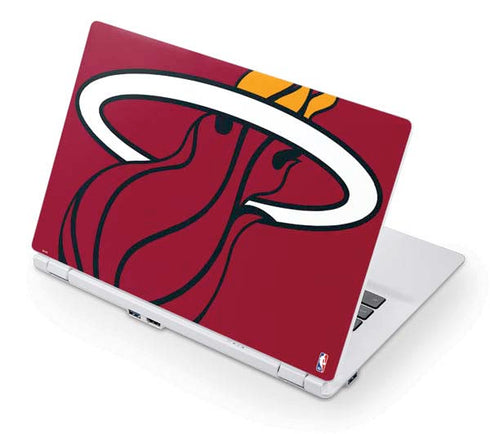NBA Miami Heat Large Logo Acer Chromebook Skin