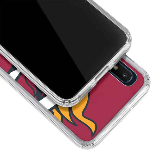 NBA Miami Heat Large Logo Galaxy A10e Clear Case