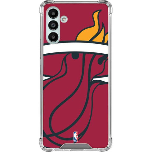NBA Miami Heat Large Logo Galaxy A13 5G Clear Case