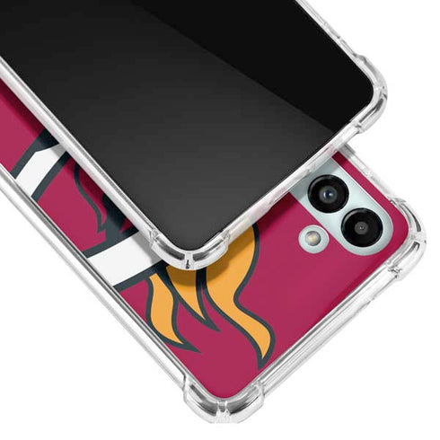 NBA Miami Heat Large Logo Galaxy A13 5G Clear Case