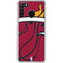 NBA Miami Heat Large Logo Galaxy A21 Clear Case