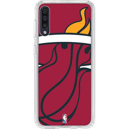 NBA Miami Heat Large Logo Galaxy A50 Clear Case