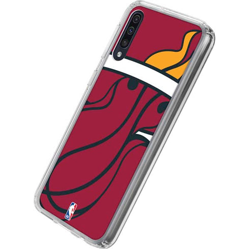 NBA Miami Heat Large Logo Galaxy A50 Clear Case