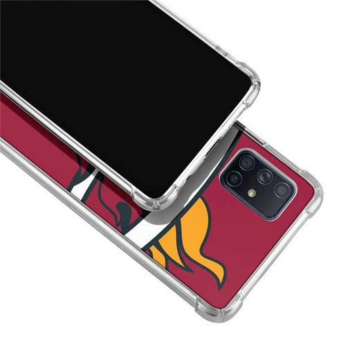 NBA Miami Heat Large Logo Galaxy A51 5G Clear Case