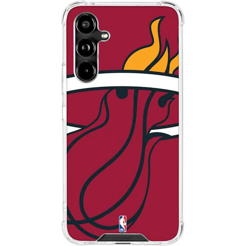 NBA Miami Heat Large Logo Galaxy A54 5G Clear Case