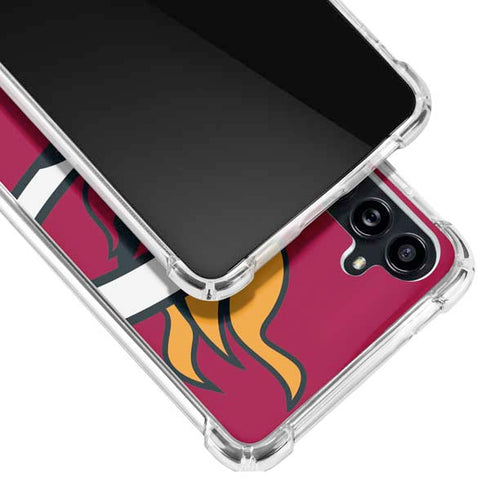 NBA Miami Heat Large Logo Galaxy A54 5G Clear Case