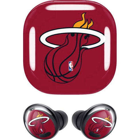 NBA Miami Heat Large Logo Galaxy Buds Pro Skin