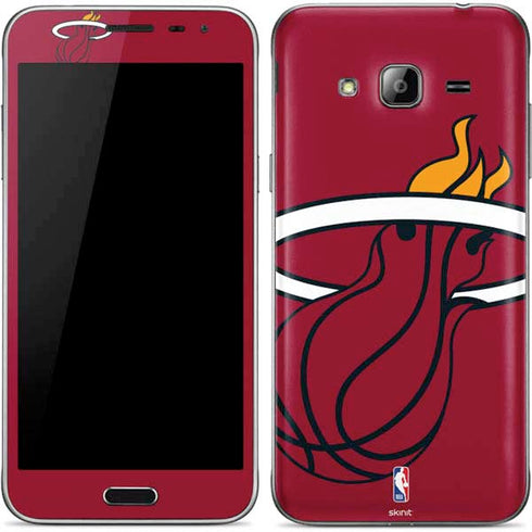 NBA Miami Heat Large Logo Galaxy J3 Skin