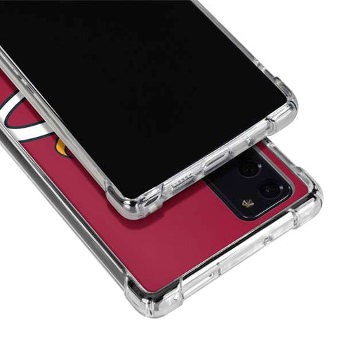 NBA Miami Heat Large Logo Galaxy Note20 5G Clear Case