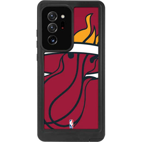 NBA Miami Heat Large Logo Galaxy Note20 Ultra 5G Waterproof Case
